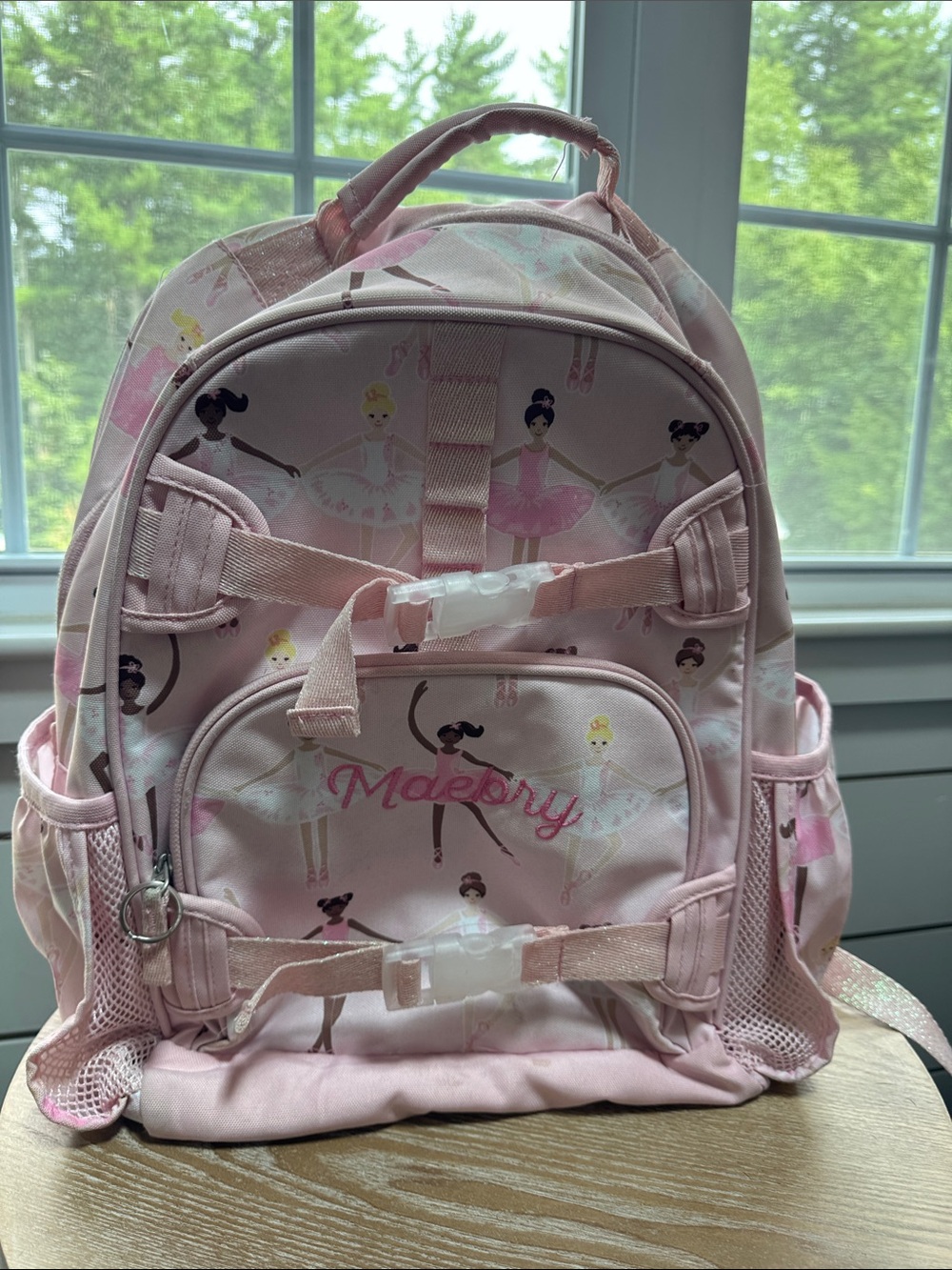 Pottery Barn Kids Large Pink Ballerina Backpack Maebry